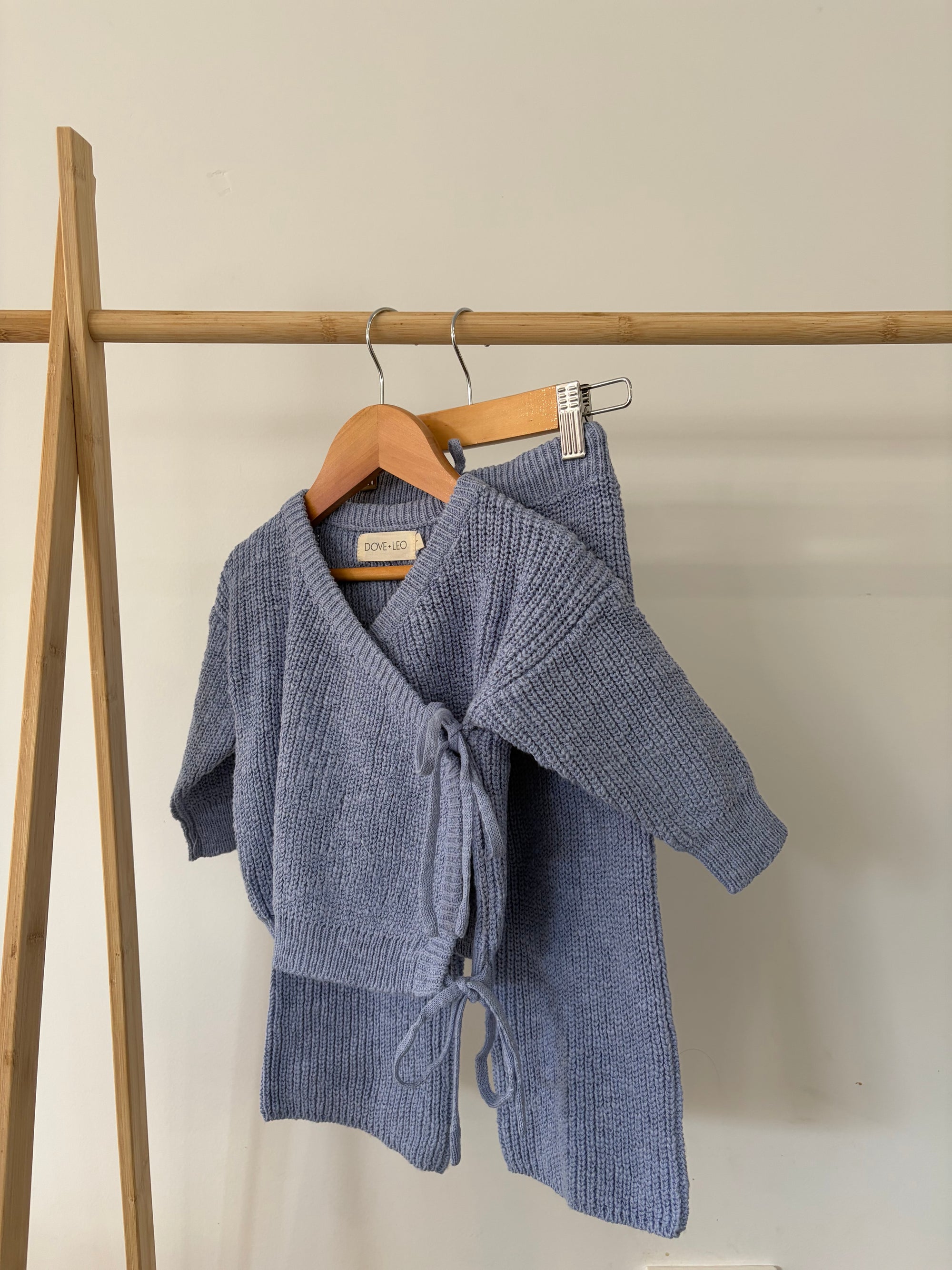 KIMONO KNIT SET - TIDE