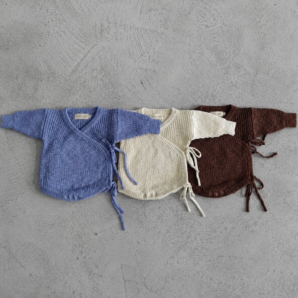 KIMONO KNIT ROMPER - COCOA (Pre-Order Est. Dispatch 18th June)