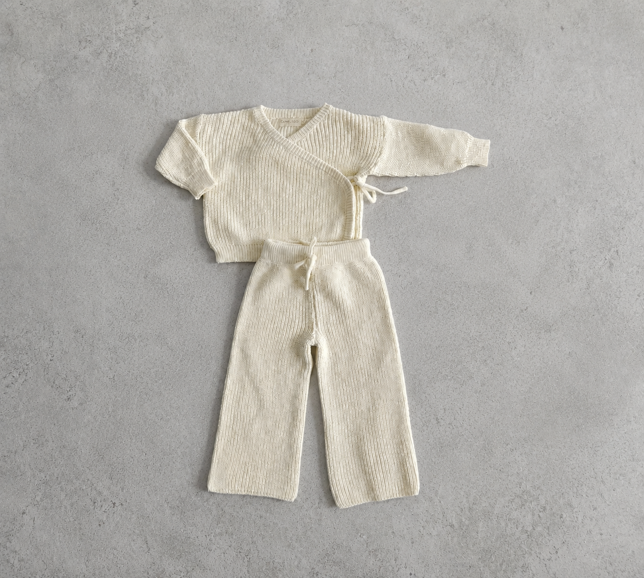 KIMONO KNIT SET - MILK (Pre-Order Est. Dispatch 18th June)