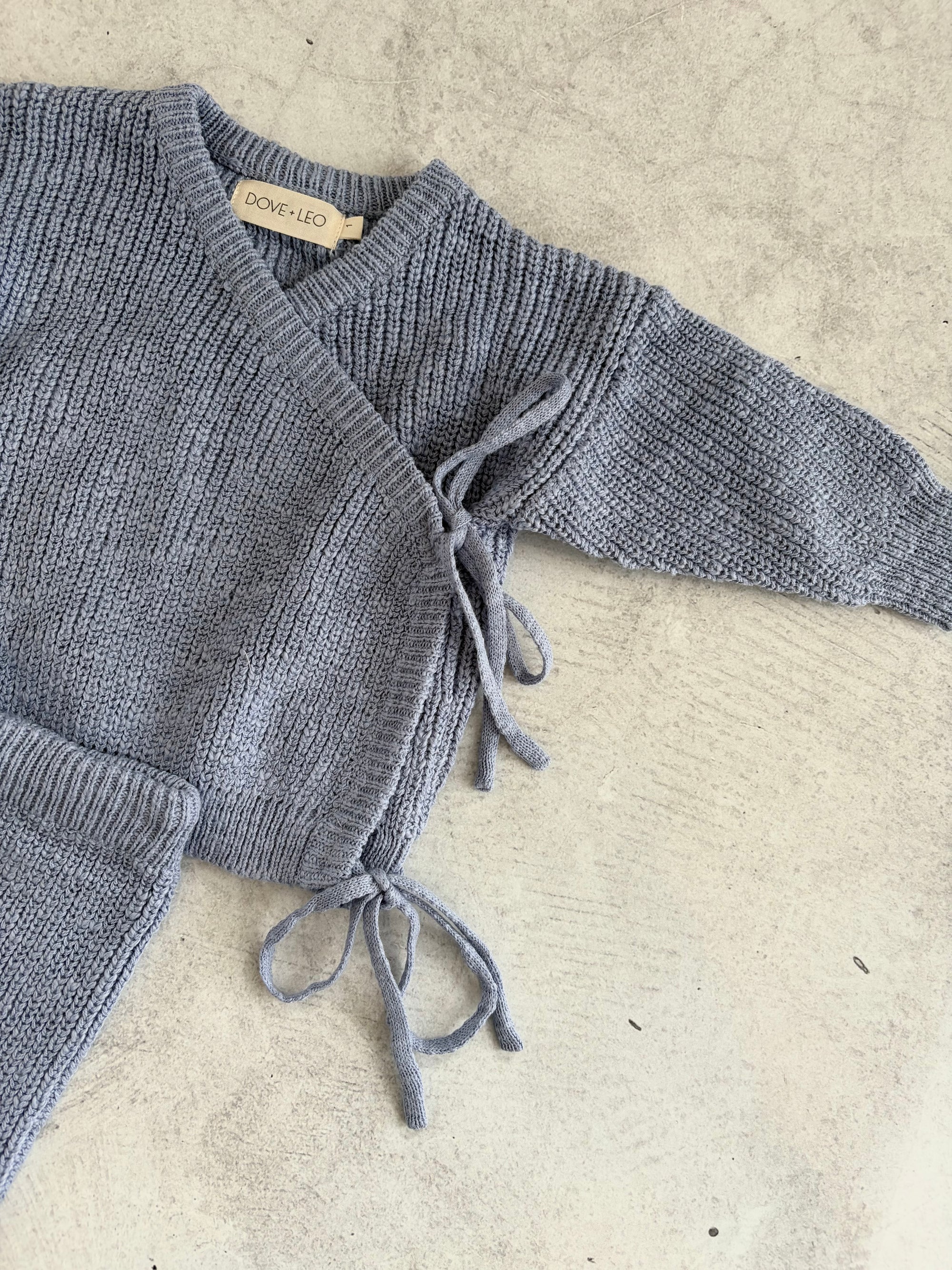 KIMONO KNIT SET - TIDE