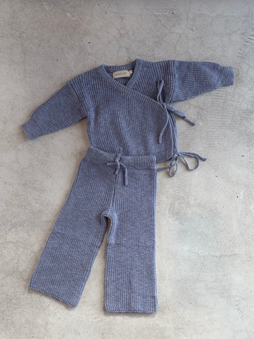 KIMONO KNIT SET - TIDE