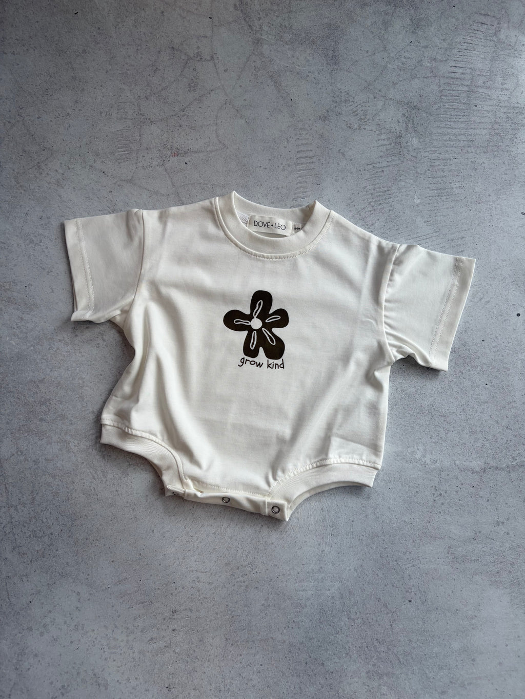 OVERSIZED TEE ROMPER - GROW KIND