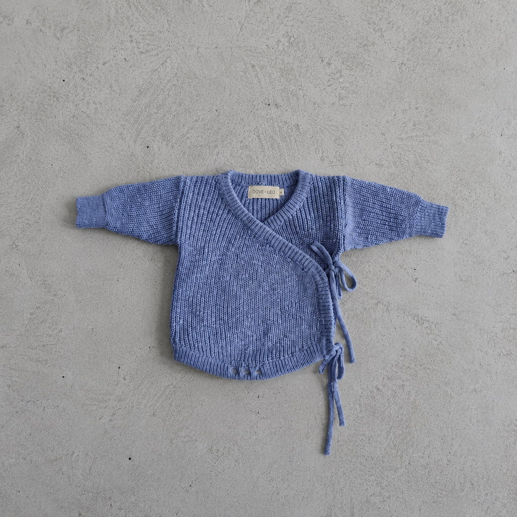 KIMONO KNIT ROMPER - TIDE (Pre-Order Est. Dispatch 18th June)