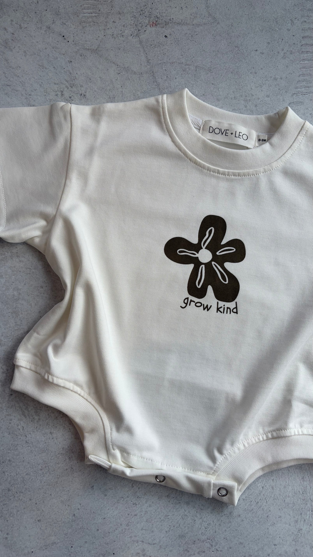 OVERSIZED TEE ROMPER - GROW KIND