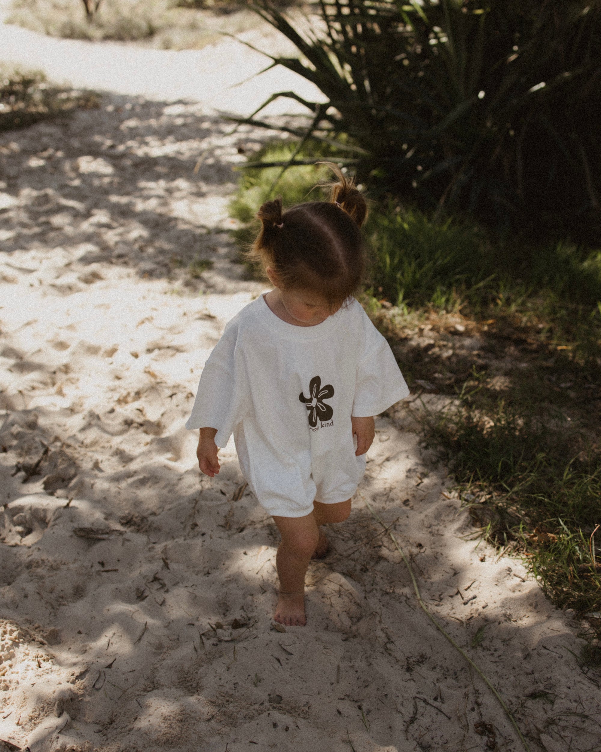OVERSIZED TEE ROMPER - GROW KIND