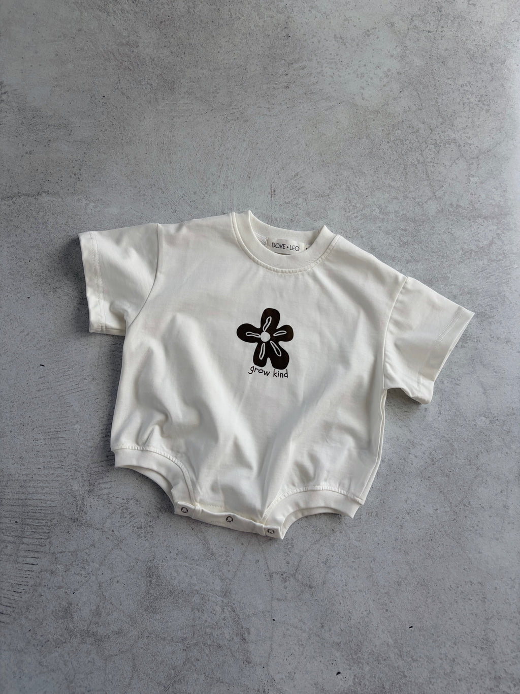 OVERSIZED TEE ROMPER - GROW KIND