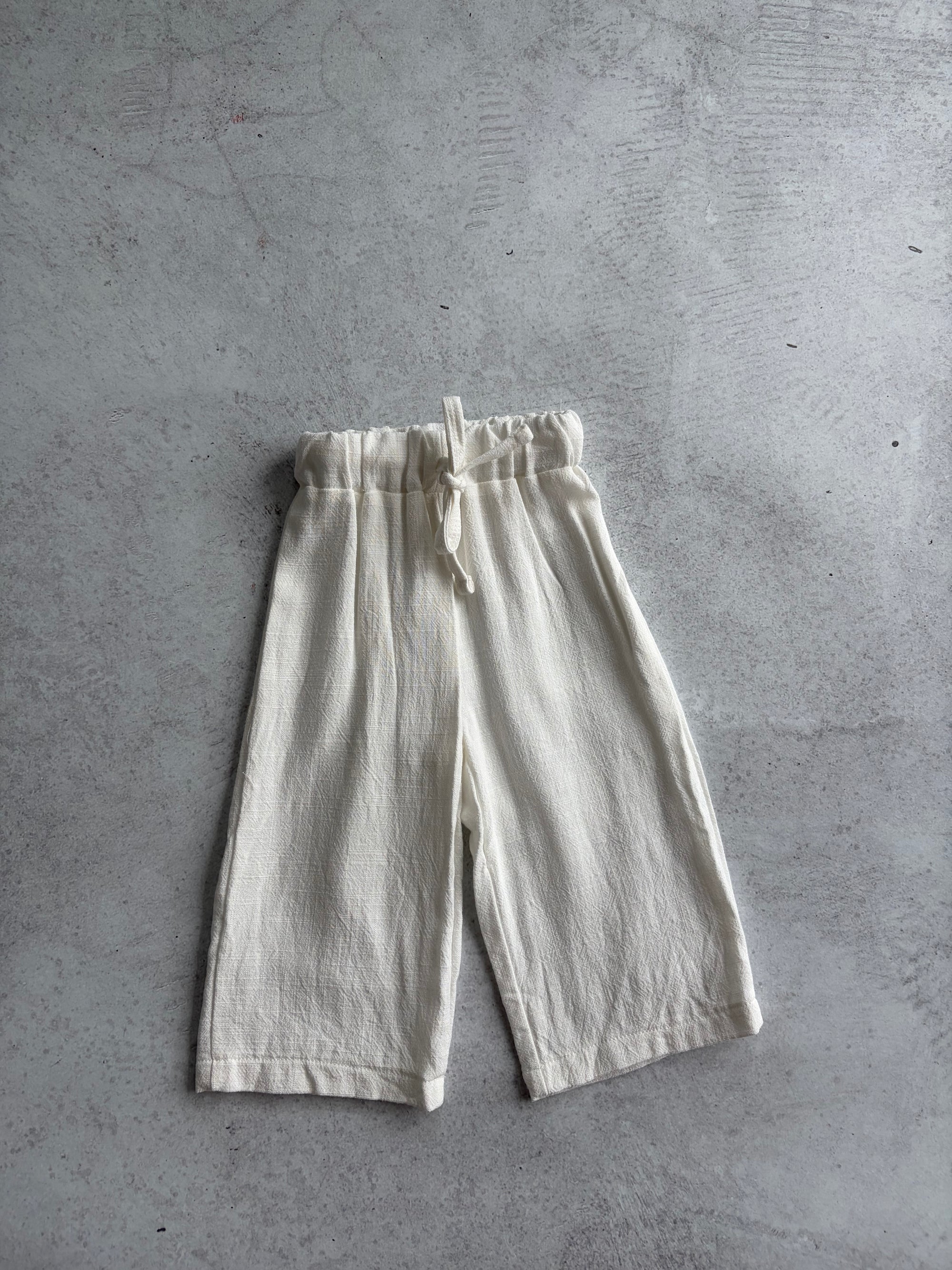 LINEN PANT - MILK